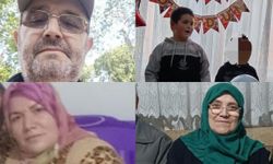 Aile kabristanında yan yana defnedildiler
