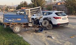 Cip çapa motoruna çarptı 1 yaralı
