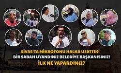 Belediye Başkanı Olsanız İlk Ne Yapardınız? Sivaslılar Cevapladı!