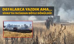 Sivas'taki O Araziden Dumanlar Yükseldi!