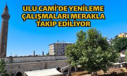 Ulu Cami’de yenileme çalışmaları merakla takip ediliyor