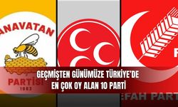 Geçmişten Günümüze Türkiye’de En Çok Oy Alan 10 Parti