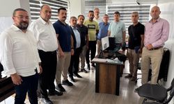 Sivas Tapu ve Kadastro Müdürü Güzel'den şantiye ziyareti