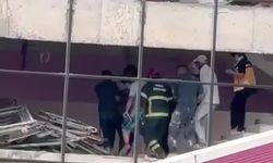 İnşaat alanında yaşanan kaza endişe yarattı