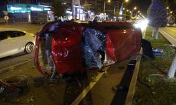 Kazanın şiddeti şerit değiştirdi: 2 yaralı...