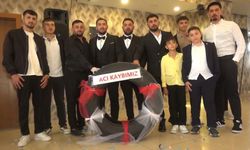 Sivas'ta tır şoförü damada lastik takı!..