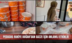 Pedagog Rukiye Doğan’dan Gazze için anlamlı etkinlik