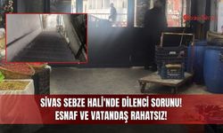 Sivas Sebze Hali'nde dilenci sorunu! Esnaf ve vatandaş rahatsız!