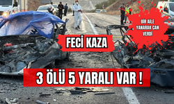 Feci Kaza 3 Ölü 5 Yaralı !