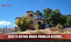 Sivas'ta metruk binada viraneler bezdirdi!..