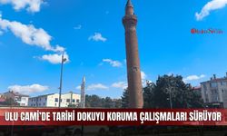 Ulu Cami’de tarihi dokuyu koruma çalışmaları sürüyor