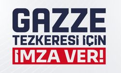 Gazze için TBMM’ye sunulacak imza kampanyası başladı