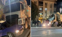 Sivas trafiğinde kamyon paniği! 1 kişi hastanede