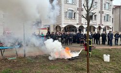 Sivas'ta Kaymakamlık Bahçesinde Nefes Kesen Tatbikat