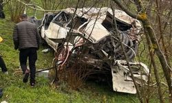 Fındık Bahçesinde Korku Dolu Anlar: Minibüs Devrildi