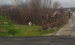 Feci Kaza Otomobil Dereye Uçtu! 3 Yaralı