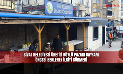 Sivas Belediyesi Üretici Köylü Pazarı bayram öncesi beklenen ilgiyi görmedi