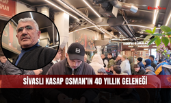 Sivaslı Kasap Osman’ın 40 yıllık geleneği