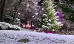 Sivasta nisan karı doğayı beyaza boyadı görenler hayran kaldı