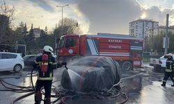 Elektrikli Otomobil Seyir Halinde Alev Aldı