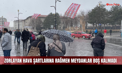 Sivas’ta Kar Engel Olmadı