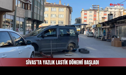 Sivas’ta Lastik Değişim Mesaisi Başladı