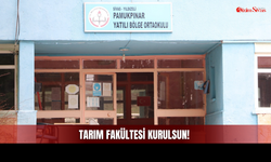 Sivas Pamukpınar’da Dikkat Çeken Tarım Fakültesi Önerisi