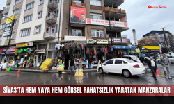 Sivas'ta Hem Yaya Hem Görsel Rahatsızlık Yaratan Manzaralar