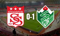 Sivas’ta ilk yarı sonucu Sivasspor 0-1 Iğdır FK