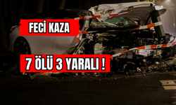 Feci Kaza Minibüs Tırla Çarpıştı 7 Ölü 3 Yaralı