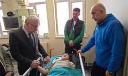 Vali Yılmaz Şimşek Yaralı Sporcuları Hastanede Ziyaret Etti