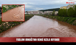 Fadlum Irmağı’nın Rengi kızıla boyandı