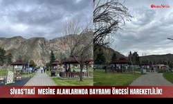 Sivas'taki Mesire alanlarında Bayramı Öncesi Hareketlilik!