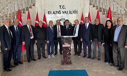 Türk Dünyası Gazeteciler Federasyonu'ndan Elazığ Valisi'ne ziyaret