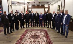 TDGF Heyeti'nden Başkan Şerifoğullarını ziyaret