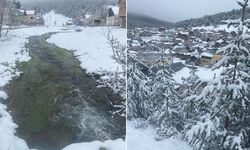 Sivas Koyulhisar’da kartpostallık manzara oluştu