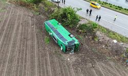 Çanakkale'de Feci Kaza! Tur Otobüsü Devrildi! 46 Yaralı Var!