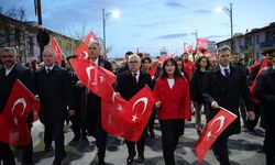 Sivas'ta Gençlik Yürüyüşü coşkusu