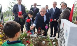 Sivas'ta Şehitlerimiz kabirleri başında dualarla yâd edildi