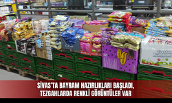 Sivas'ta bayram hazırlıkları başladı tezgahlarda renkli görüntüler var