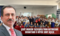 Şehit Muhsin Yazıcıoğlu’nun Hatırasına Bosna’daki O Köyde Sınıf Açıldı