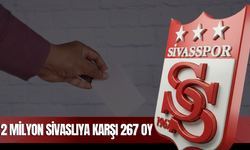 2 milyon Sivaslıya karşı 267 oy
