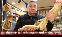Sivas nüfusunun 4'te 1'i Bu Yöntemle Evde Kendi Sucuğunu Yapıyor!