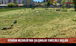 Aydoğan Mezarlığı’nda çalışmalar temizlikle başladı