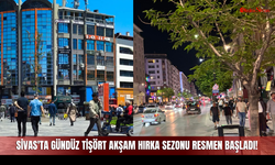 Sivas'ta Gündüz Tişört Akşam Hırka Sezonu Resmen Başladı!