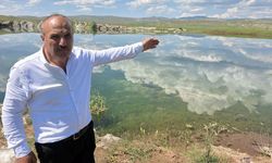 Sivas'taki Lota Gölü bahar yağışlarıyla doldu
