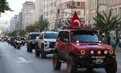 Sivas'ta Off Road Oyunları öncesi dev araçlar ilgi odağı oldu