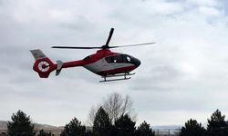 Sivas'tan ambulans helikopter Erzincan'a nefes oldu