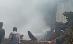 Sivas'ta Korku Dolu Anlar! Patlamanın Ardından Evini Alevler Sardı