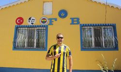 Sivas'ta Fenerbahçe sevgisini evinin duvarlarında yaşattı